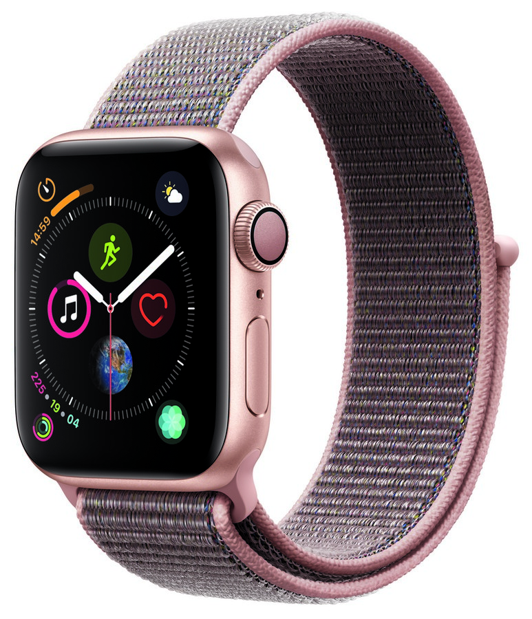 Apple Watch S4 Zlaté 40mm Pískově Růžový Provl.Řem | iSETOS.cz